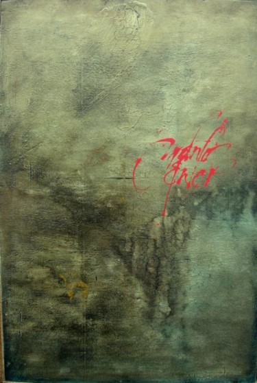 Peinture intitulée "okuyiki" par Pascal Goossens, Œuvre d'art originale, Huile