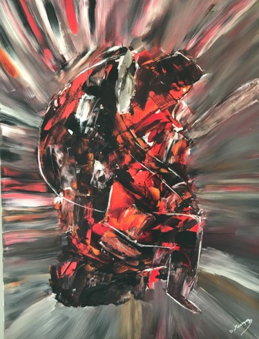 Peinture intitulée "Le poid de toute un…" par Diego Marquez Et Elisabeth Dam, Œuvre d'art originale, Acrylique