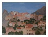 Pintura intitulada "Village Prix 250.00…" por Pascale Sublet, Obras de arte originais