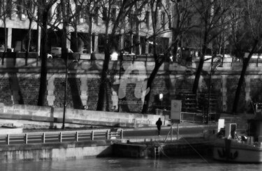 Photographie intitulée "Bord de seine" par Pascaline, Œuvre d'art originale, Photographie numérique