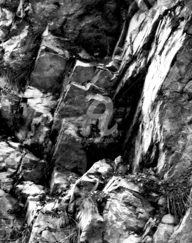 Photographie intitulée "roche" par Pascaline, Œuvre d'art originale, Photographie numérique