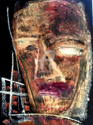 Pintura titulada "Masque" por Pascal, Obra de arte original