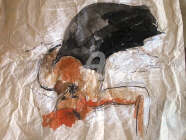 Peinture intitulée "abandonnée" par Pascal, Œuvre d'art originale