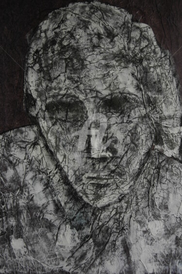 Peinture intitulée "visage" par Pascal, Œuvre d'art originale