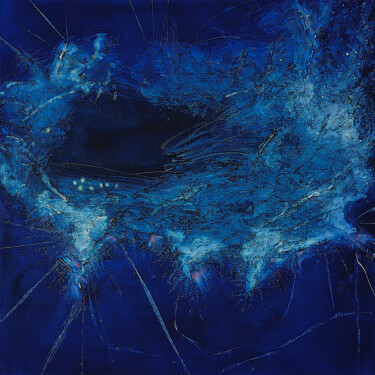 Peinture intitulée "Gone to earth" par Pascal Stutz, Œuvre d'art originale, Huile