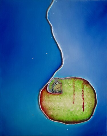 Peinture intitulée "dans l'arbre de plu…" par Pascal Stutz, Œuvre d'art originale, Huile