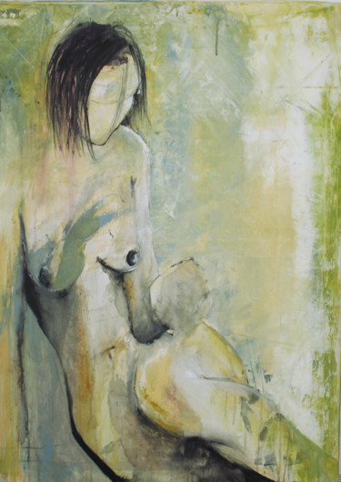 Peinture intitulée "SANS TITRE" par Pascal Toublanc "Scual", Œuvre d'art originale, Huile