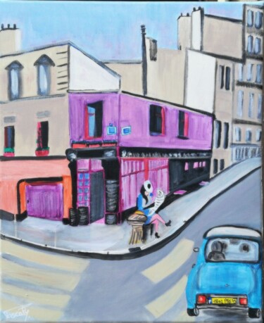 Painting titled "Le petit moulin." by Pascaly, Original Artwork, Acrylic
