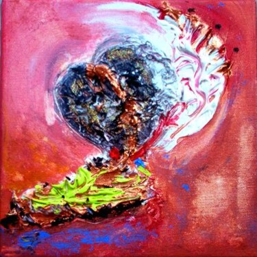 Peinture intitulée "Couleur du coeur" par Pascaly, Œuvre d'art originale