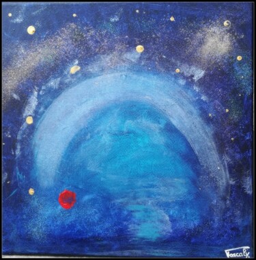 Painting titled "L'univers de Grégou" by Pascaly, Original Artwork, Acrylic