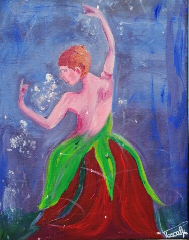 Painting titled "Danser encore" by Pascaly, Original Artwork, Acrylic