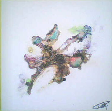 Painting titled "Papillon-bonbon." by Pascaly, Original Artwork