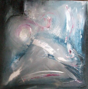 Painting titled "Spleen en rose." by Pascaly, Original Artwork