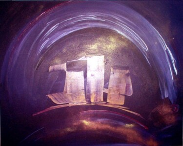 Peinture intitulée "Continents cachés." par Pascaly, Œuvre d'art originale