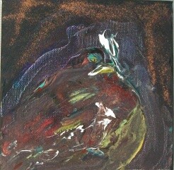Peinture intitulée "Le phoenix." par Pascaly, Œuvre d'art originale