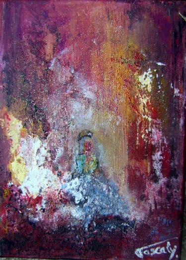 Painting titled "Ecoutez nos prières." by Pascaly, Original Artwork, Oil