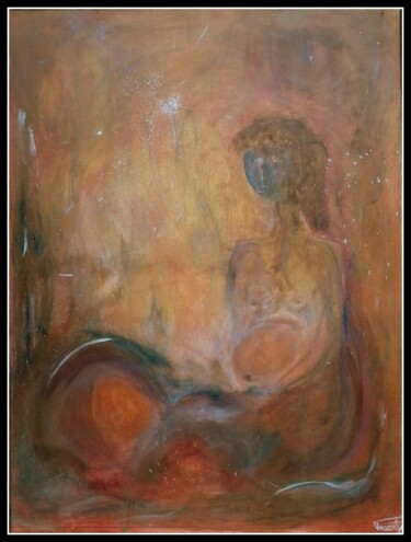 Peinture intitulée "L'incarnation." par Pascaly, Œuvre d'art originale, Autre