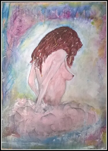 Painting titled "Soumission et liber…" by Pascaly, Original Artwork, Acrylic