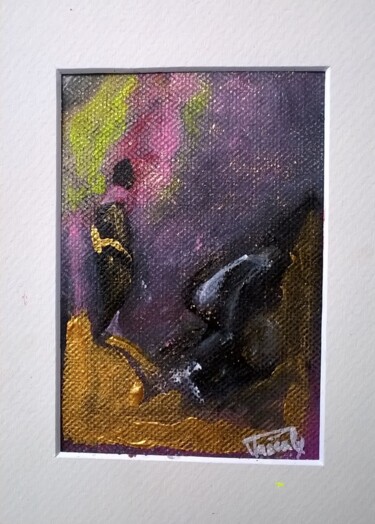 Painting titled "Tableau passe parto…" by Pascaly, Original Artwork, Acrylic