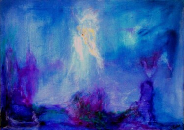 Peinture intitulée "passage de l'ange" par Pascaly, Œuvre d'art originale