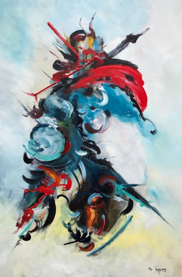 Peinture intitulée "" Be Strong " / 32x…" par Mo Tuncay (Paschamo), Œuvre d'art originale, Acrylique