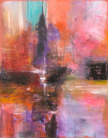 Malerei mit dem Titel "" Light will be com…" von Mo Tuncay (Paschamo), Original-Kunstwerk, Acryl