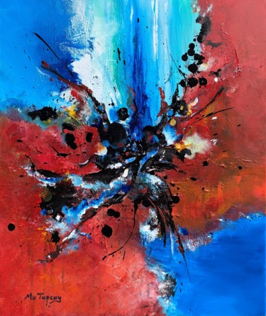 Painting titled "" You got the wings…" by Mo Tuncay (Paschamo), Original Artwork, Acrylic