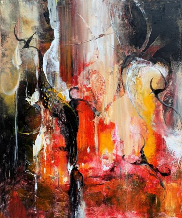 Картина под названием ""Soul Keeper V "" - Mo Tuncay (Paschamo), Подлинное произведение искусства, Акрил