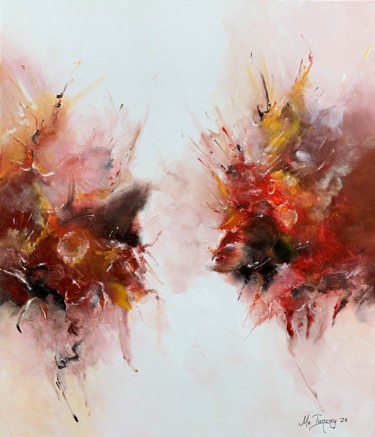 Schilderij getiteld ""Warriors V "" door Mo Tuncay (Paschamo), Origineel Kunstwerk, Acryl