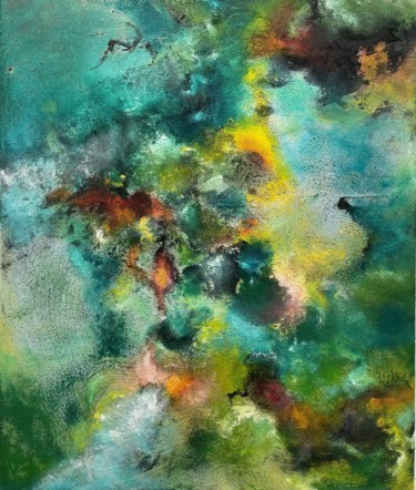 Pintura titulada "" Coral reef Austra…" por Mo Tuncay (Paschamo), Obra de arte original, Acrílico