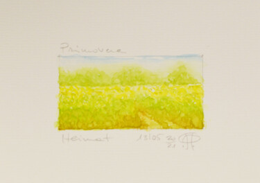 Peinture intitulée "Serie Heimat Primav…" par Pasqualino Palmieri (PP Pascal), Œuvre d'art originale, Aquarelle