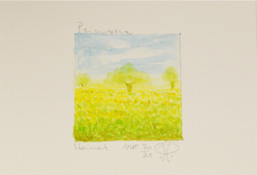 Painting titled "Serie Heimat Primav…" by Pasqualino Palmieri (PP Pascal), Original Artwork, Watercolor