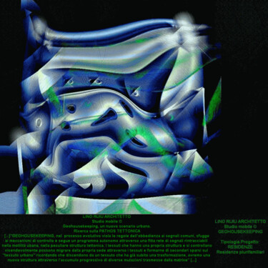 Arte digitale intitolato "GEOHOUSEKEEPING" da Pasqualino Ruiu (Lino Ruiu), Opera d'arte originale