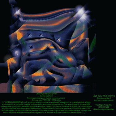 Arte digitale intitolato "GEOHOUSEKEEPING" da Pasqualino Ruiu (Lino Ruiu), Opera d'arte originale
