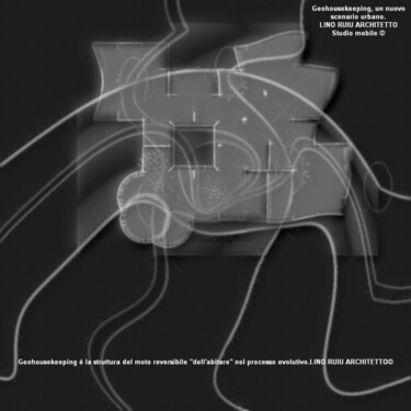 Arte digitale intitolato "Geohousekeeping, un…" da Pasqualino Ruiu (Lino Ruiu), Opera d'arte originale