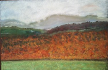 Painting titled "hiver-dans-le-morva…" by Pasqui Romild, Original Artwork