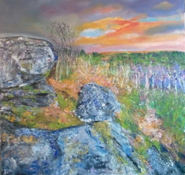 Painting titled "fontainebleau-de-pa…" by Pasqui Romild, Original Artwork, Oil