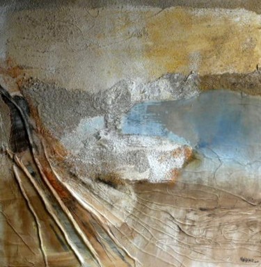 Peinture intitulée "Les Rives I" par Maryse Jacq, Œuvre d'art originale