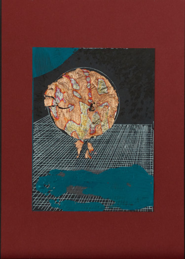 Картина под названием "Сложность мира N7" - Pasta, Подлинное произведение искусства, картон