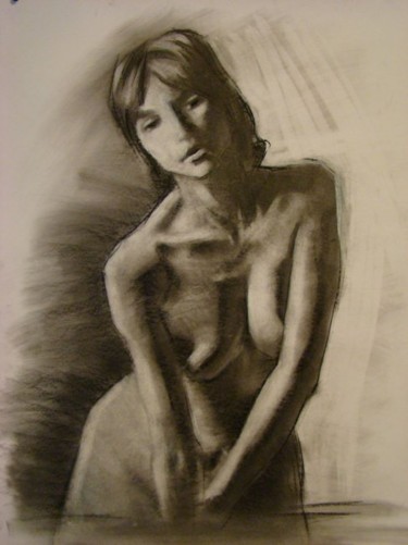 Drawing titled "Expression" by Mihail Spireanu, Original Artwork
