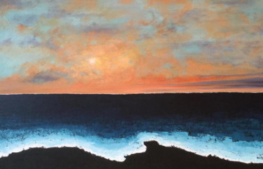 Painting titled "Birth of a New Day…" by Pam Carlson, Original Artwork