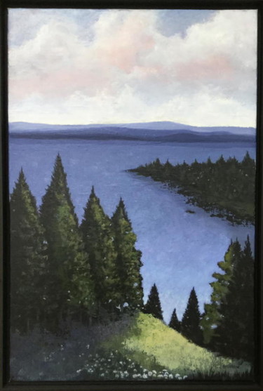 Painting titled "I Can See Forever" by Pam Carlson, Original Artwork