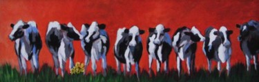 Painting titled "Chorus Line" by Pam Carlson, Original Artwork