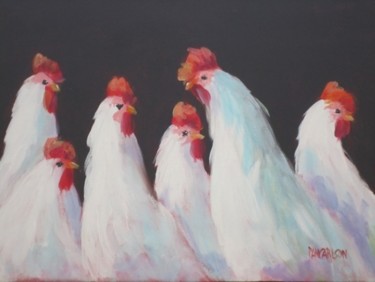 Painting titled "IMG_2736 Conn chick…" by Pam Carlson, Original Artwork