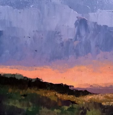 Painting titled "sunset #1" by Pam Carlson, Original Artwork