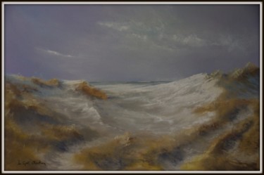 Peinture intitulée "dune" par Christian Le Gall, Œuvre d'art originale