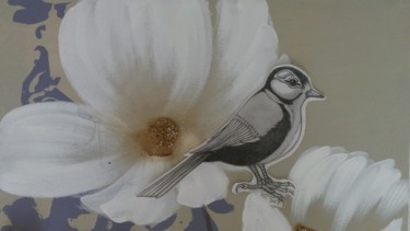 Dessin intitulée "Petit oiseau mécani…" par Pasthete // Salima Woestyn, Œuvre d'art originale, Crayon