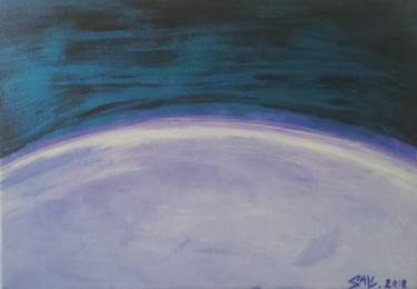 Painting titled "atmosphère" by Pasthete // Salima Woestyn, Original Artwork, Acrylic