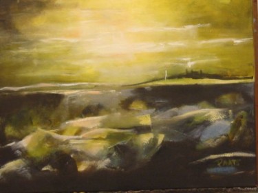 Painting titled "atardecer" by Patricia Paats, Original Artwork