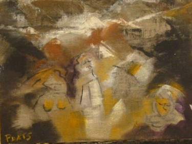 Painting titled "el caos II" by Patricia Paats, Original Artwork